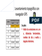 Ejercicio Levantamiento Con Navegador GPS