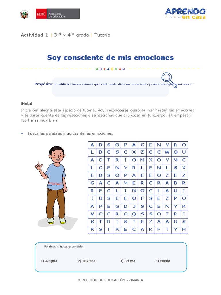 Ficha de Mis Emociones | PDF | Las emociones