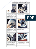 Instalación de Rodamientos y Retenes