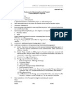 Proforma For Submitting Externally Funded Contract Research Proposals