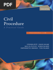 Civil Procedure Textbook Soft