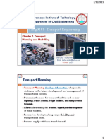 Ceng3181-Transport Engineering: Haramaya Institute of Technology Department of Civil Engineering