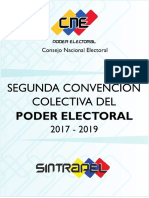 Segunda Convencion Colectiva CNE
