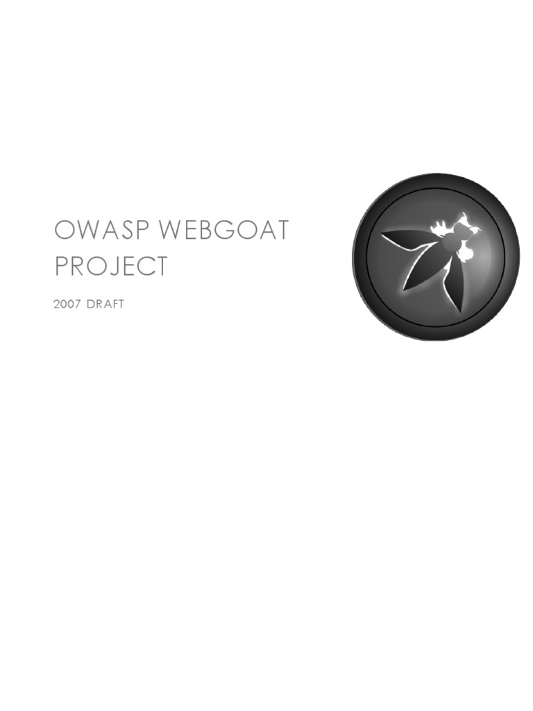 OWASP WebGoat and WebScarab For Print | PDF