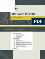 Unidad 2 Álgebra