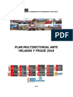 Decreto Supremo N° 036-2018-PCM que aprueba el Plan Multisectorial ante Heladas y Friaje 2018