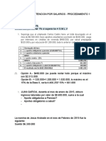 Ejercicio de Retencion Por Salarios