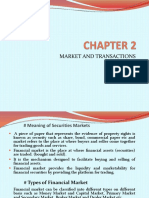 CHAPTER 2 Markets and Transaction