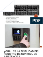 Registro de Control de Asistencia