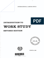 Intro to Work Study ILO George Kanawaty
