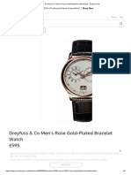 Dreyfuss & Co Men's Rose Gold-Plated Bracelet Watch - Ernest Jones
