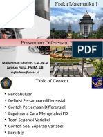 Chapter 7 - Persamaan Differensian Biasa - Fismat 2 - MGH