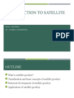 Introduction to Satellite Geodesy