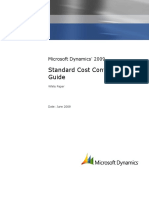 Standard Cost Conversion Guide - Microsoft Dynamics AX 2009 - White Paper