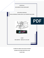 Proposal Menjahit