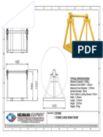 Equipment: CST1000 1 Tonne Cable Drum Stand