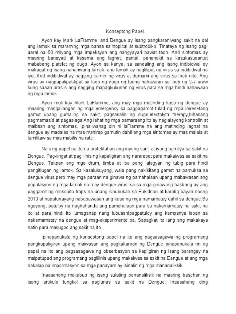 Konseptong Papel | PDF