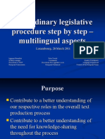 Handbook On Ordinary Legislative Procedure Pdf European Court Of