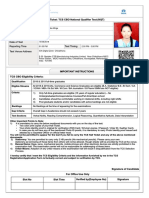 Roll Number: Hall Ticket: TCS CBO National Quali Er Test (NQT)