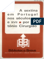 A Sextina em Portugal Nos Seculos Xvi e Xvii 981989