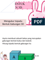 Isipadu Bentuk Gabungan 3D