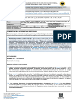 Guía #9 Inglés PRIMERO 101-102 - J. Tarde - Sede D - Docente Alexandra Peña Cárdenas