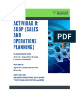 Actividad 9 Sop Sales and Operations Planning