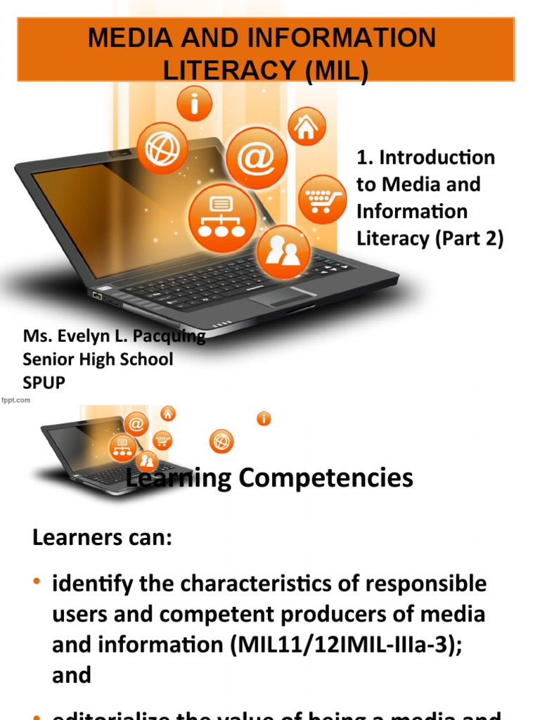 LC-3&4 - W1-Characteristics of Competent and Responsible Media User and ...