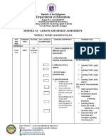 RCS MODULE 3A MATH Weekly Home Learning Plan