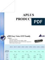 aPLUS AIVR MCU Voice OTP Family Features and Specs