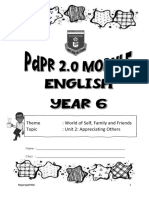 PDPR 2.0 Year 6 Unit 2 Module