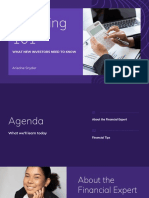 Purple Abstract Patterns Financial Tips Finance Presentation
