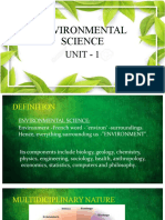 Environmental Science: Unit - 1