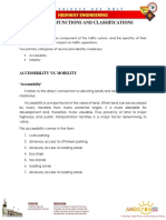 Highway Functions and Classifications: Accessibility vs. Mobility