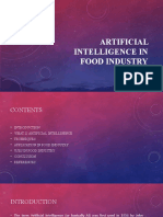AI in Food Industry