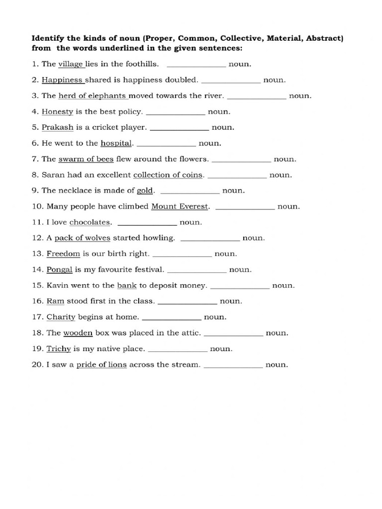 Nouns | PDF