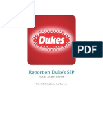 Report On Duke's SIP: Name:-Asmita Shinde
