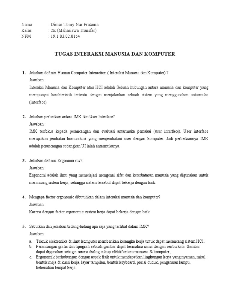 Hubungan IMK dan User Interface | PDF