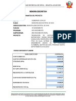 Memoria Descriptiva Sap-Sal-Tutumbaro