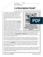 PDF - What Is A Descriptive Essay