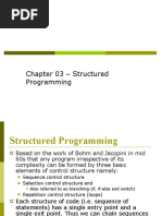 EEE3801 Computer Programming For Engineering - Chapter - 03