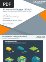 RF System-In-Package (Rf-Sip) : Enabling Next Generation Rf-Sip Through Flip Chip