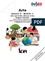 Quarter 2 - Module 1:: Arts and Crafts, Mirrors of The Region's Identity