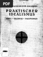 Kalergi Richard - Praktischer Idealismus - Adel - Technik - Pazifismus (1925)