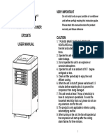 Portable Air Conditioner User Manual