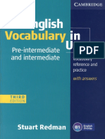 English Vocabulary in Use Pre-Intermediate and Intermediate 3rd Edition
