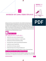 L16 - Sources of Long-Term Finance