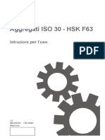 Aggregati ISO 30 - HSK F63: Istruzioni Per L'uso