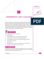 Adsorption and Catalysis: Module - 5
