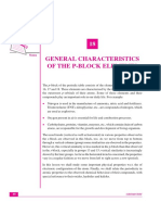 General Characteristics of The P-Block Elements: Module - 6